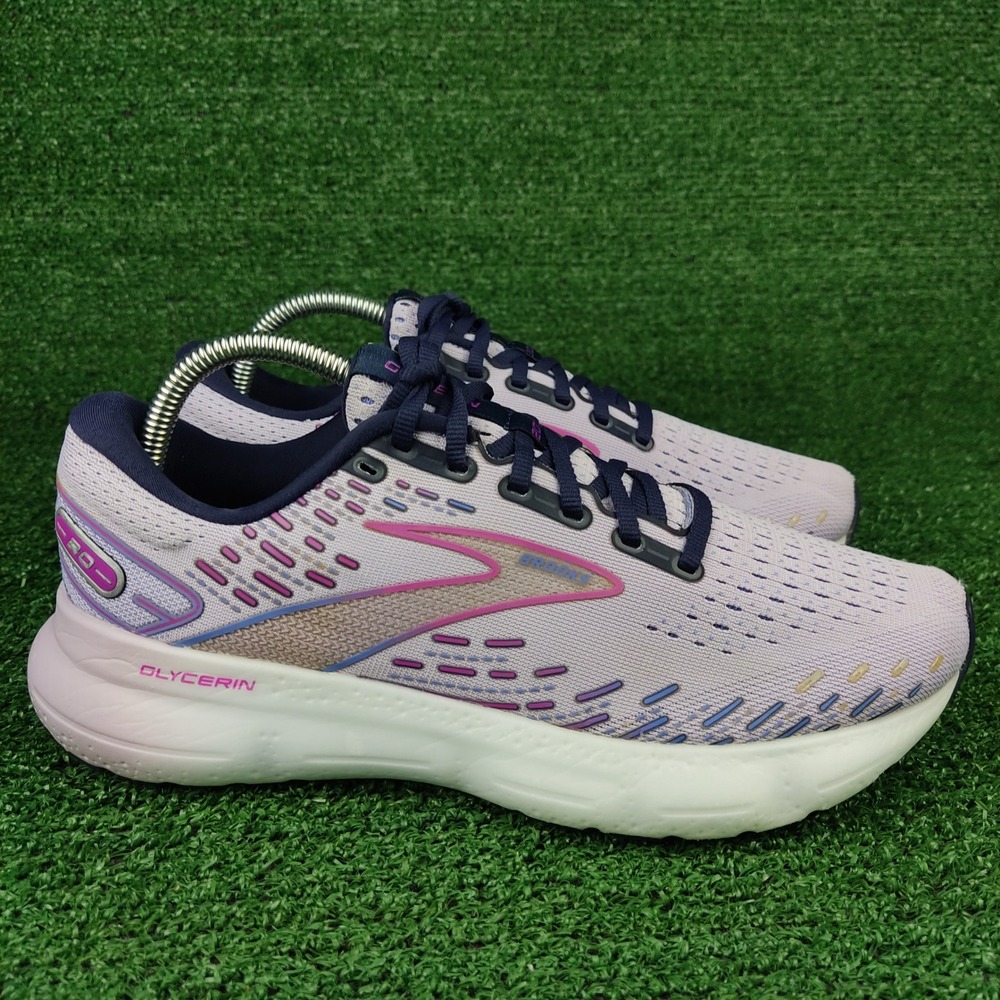 Brooks Running Shoes Womens 10 Purple Glycerin 20 Neutral Cushioned 1203691B581